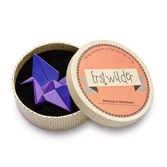 Erstwilder - One in One-Thousand Origami Crane Brooch (2017) - 20th Century Artifacts