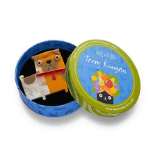 Load image into Gallery viewer, Erstwilder - Order of the Pug Brooch (Terry Runyan 1) - 20th Century Artifacts