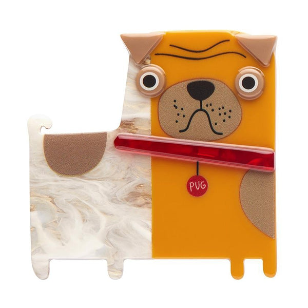 Erstwilder - Order of the Pug Brooch (Terry Runyan 1) - 20th Century Artifacts