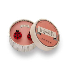 Load image into Gallery viewer, Erstwilder - Our Lady&#39;s Bird Ladybug Earrings (2020) - 20th Century Artifacts