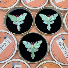 Load image into Gallery viewer, Erstwilder - Over the Moon Luna Moth Brooch (2020) - 20th Century Artifacts