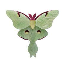 Load image into Gallery viewer, Erstwilder - Over the Moon Luna Moth Brooch (2020) - 20th Century Artifacts