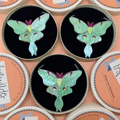 Erstwilder - Over the Moon Luna Moth Necklace (2020) - 20th Century Artifacts
