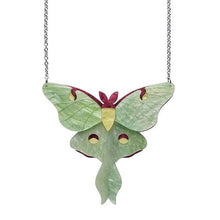 Load image into Gallery viewer, Erstwilder - Over the Moon Luna Moth Necklace (2020) - 20th Century Artifacts