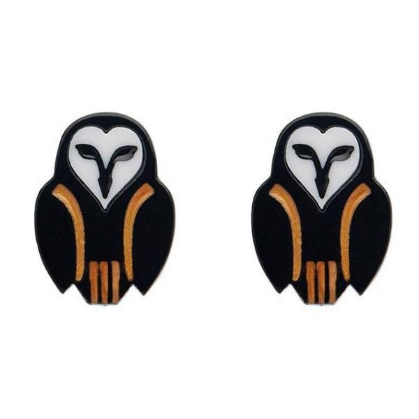 Erstwilder - Owl Ornamental Earrings (2020) - 20th Century Artifacts