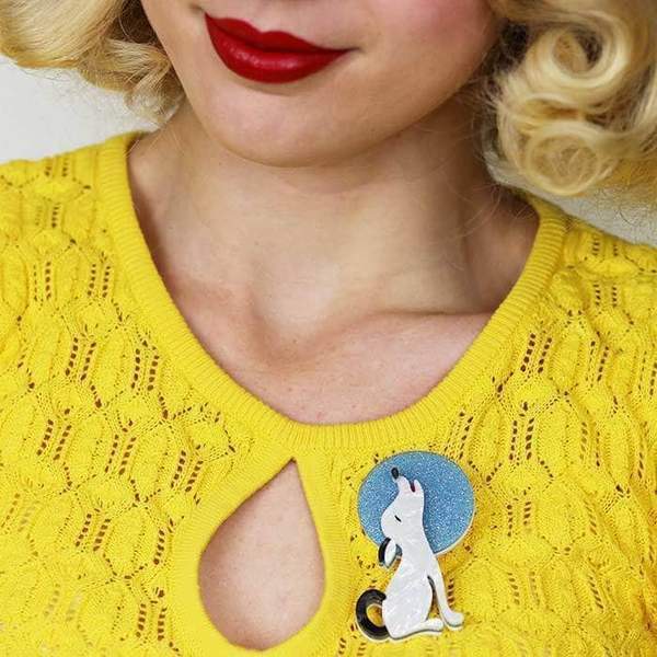 Erstwilder - Ozzie the Orator Dog Brooch (2017) - 20th Century Artifacts