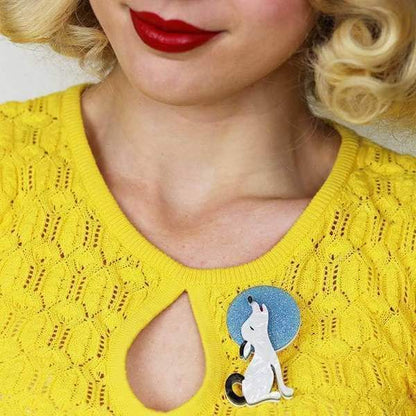 Erstwilder - Ozzie the Orator Dog Brooch (2017) - 20th Century Artifacts