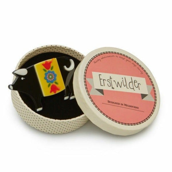 Erstwilder - Paddy the Petulant Pig Brooch (2013) - 20th Century Artifacts