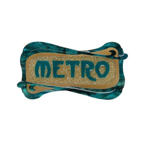 Erstwilder - *** Paris Metro Brooch FREE GIFT WITH PURCHASE - 20th Century Artifacts