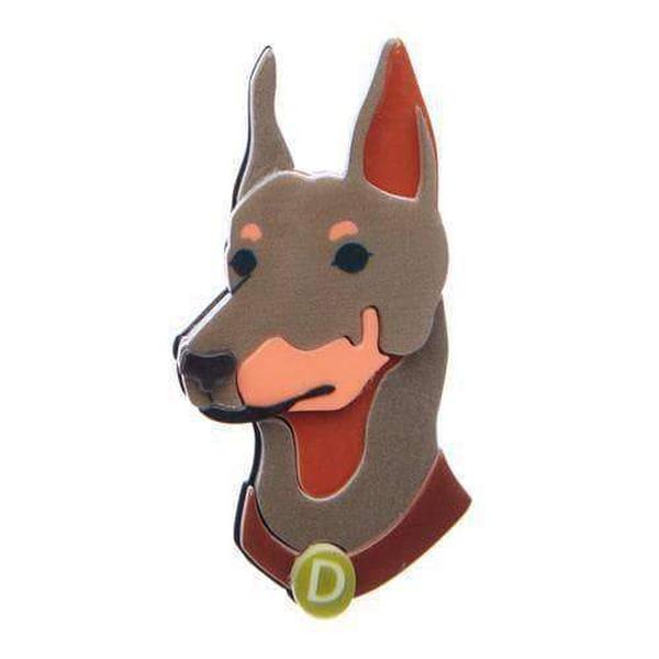 Erstwilder - Patrick Pinscher Brooch - 20th Century Artifacts