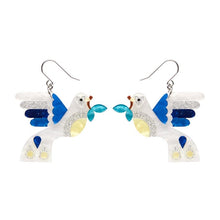 Load image into Gallery viewer, Erstwilder - Peace &amp; Love Drop Earrings - 20th Century Artifacts