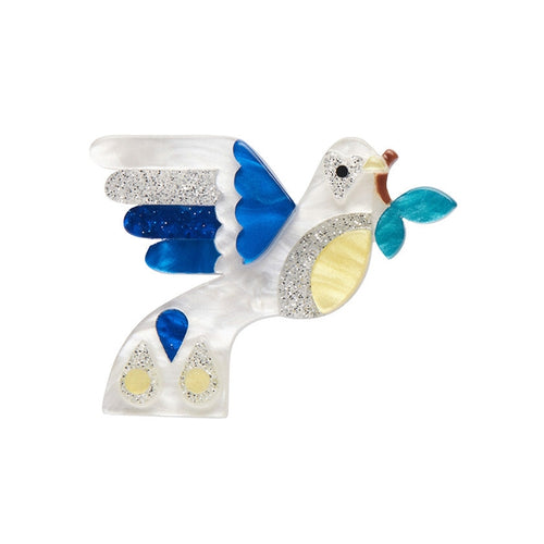 Erstwilder - Peace and Love Mini Brooch (2022) - 20th Century Artifacts