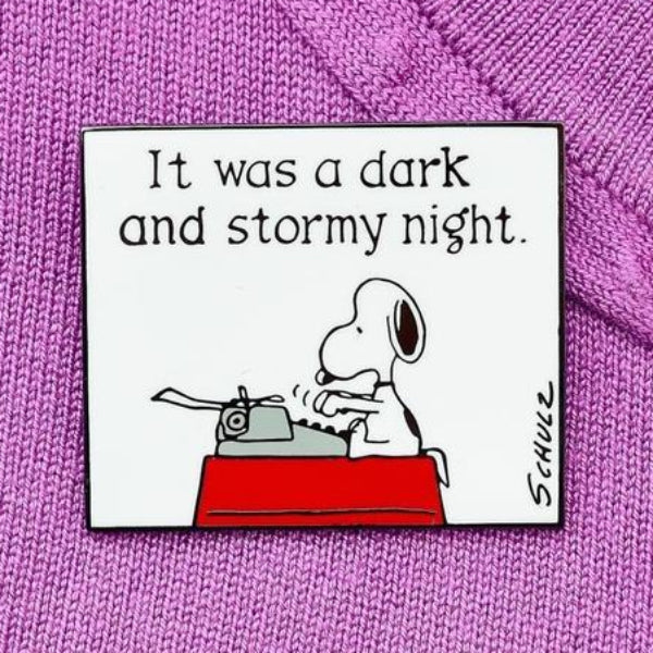 Erstwilder - Peanuts Dark and Stormy Night Enamel Pin (2020) - 20th Century Artifacts