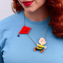 Load image into Gallery viewer, Erstwilder - Peanuts Fly a Kite Necklace (2020) - 20th Century Artifacts