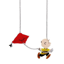 Load image into Gallery viewer, Erstwilder - Peanuts Fly a Kite Necklace (2020) - 20th Century Artifacts