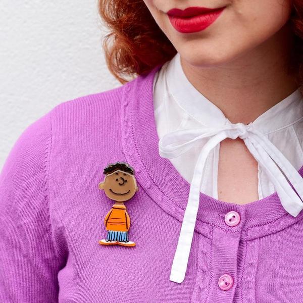 Erstwilder - Peanuts - Franklin Brooch (2020) - 20th Century Artifacts