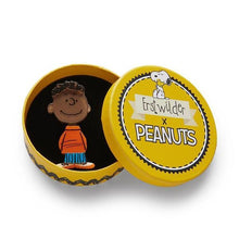 Load image into Gallery viewer, Erstwilder - Peanuts Franklin Brooch (2020) - 20th Century Artifacts