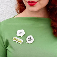 Load image into Gallery viewer, Erstwilder - Peanuts Good Grief! Brooch (2020) - 20th Century Artifacts