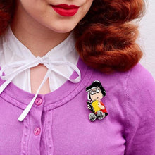 Load image into Gallery viewer, Erstwilder - Peanuts Marcie Brooch (2020) - 20th Century Artifacts