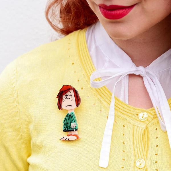 Erstwilder - Peanuts - Peppermint Patty Brooch (2020) - 20th Century Artifacts
