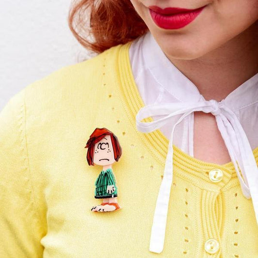 Erstwilder - Peanuts - Peppermint Patty Brooch (2020) - 20th Century Artifacts