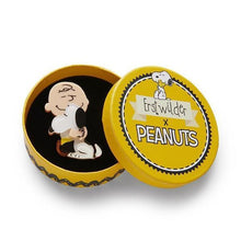 Load image into Gallery viewer, Erstwilder - Peanuts - The Round-Headed Kid Brooch (2020) - 20th Century Artifacts