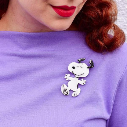 Erstwilder - Peanuts - Time to Dance Snoopy Brooch (2020) - 20th Century Artifacts