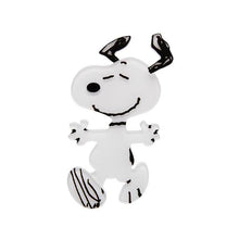 Load image into Gallery viewer, Erstwilder - Peanuts Time to Dance Snoopy Brooch (2020) - 20th Century Artifacts