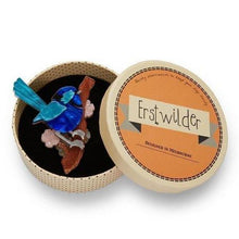 Load image into Gallery viewer, Erstwilder - Phoebe the Fairy Wren Brooch (2020) - 20th Century Artifacts