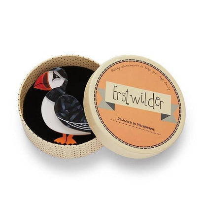 Erstwilder - Piccolo Puffin Brooch (2021) - 20th Century Artifacts