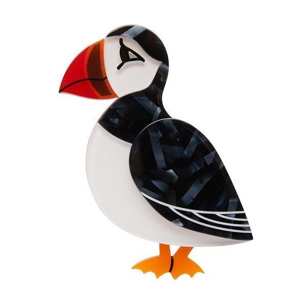 Erstwilder - Piccolo Puffin Brooch (2021) - 20th Century Artifacts