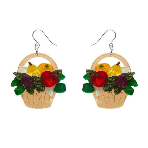 Erstwilder - Picnic Party Starter Drop Earrings - 20th Century Artifacts