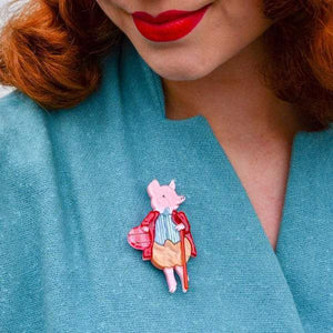 Erstwilder - Pigling Bland Pig Brooch (2019) - 20th Century Artifacts