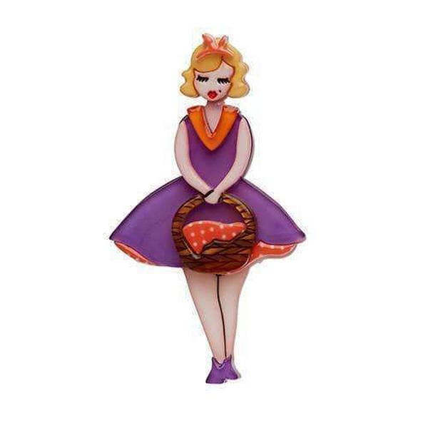 Erstwilder - Pin-Up Picnic Brooch (2016) - 20th Century Artifacts