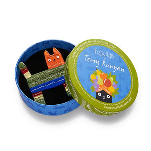 Erstwilder - Piñata Cat Brooch (Terry Runyan 1) - 20th Century Artifacts