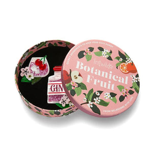 Erstwilder - Pink Gin Party Brooch Set - 20th Century Artifacts