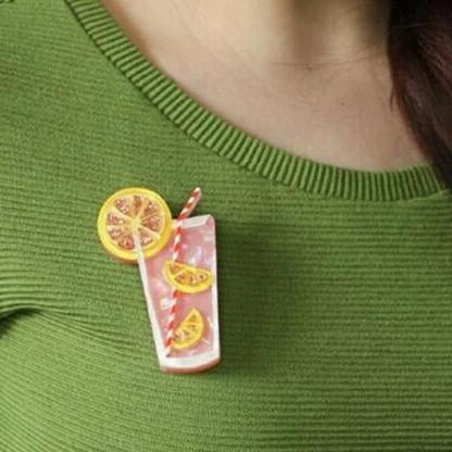 Erstwilder - Pink Lemonade Brooch (2017) - 20th Century Artifacts