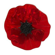 Load image into Gallery viewer, Erstwilder - Poppy Field Brooch (2017) Red - 20th Century Artifacts