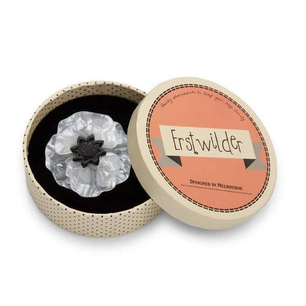 Erstwilder - Poppy Field Brooch (2017) White - 20th Century Artifacts