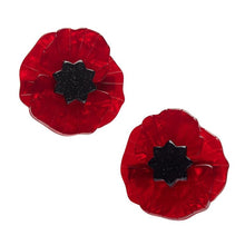Load image into Gallery viewer, Erstwilder - Poppy Field Hair Clips - 20th Century Artifacts