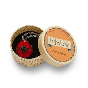 Erstwilder - Poppy Field Mini Pendant Necklace - 20th Century Artifacts