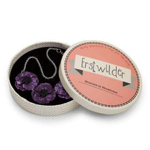 Load image into Gallery viewer, Erstwilder - Poppy Field Necklace (2017) purple - 20th Century Artifacts