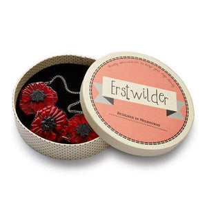 Erstwilder - Poppy Field Necklace (2017) red - 20th Century Artifacts