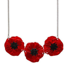 Load image into Gallery viewer, Erstwilder - Poppy Field Necklace (2017) red - 20th Century Artifacts