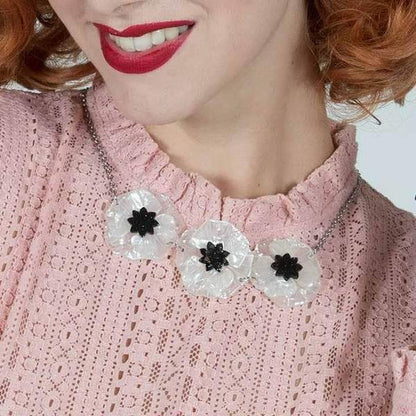 Erstwilder - Poppy Field Necklace (2017) white - 20th Century Artifacts