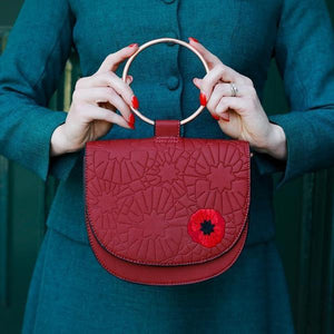 Erstwilder - Poppy Field Saddle Bag - 20th Century Artifacts