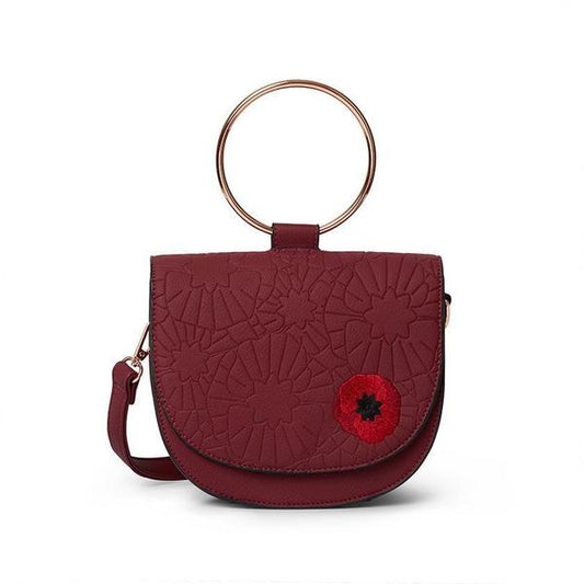Erstwilder - Poppy Field Saddle Bag - 20th Century Artifacts