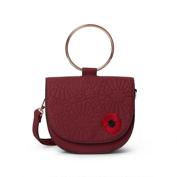Erstwilder - Poppy Field Saddle Bag - 20th Century Artifacts