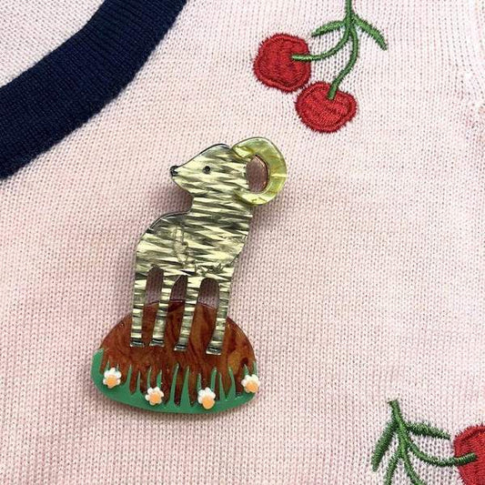 Erstwilder - Pride of Big Horn Ram Brooch (2015) - 20th Century Artifacts