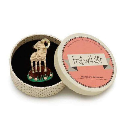 Erstwilder - Pride of Big Horn Ram Brooch (2015) - 20th Century Artifacts